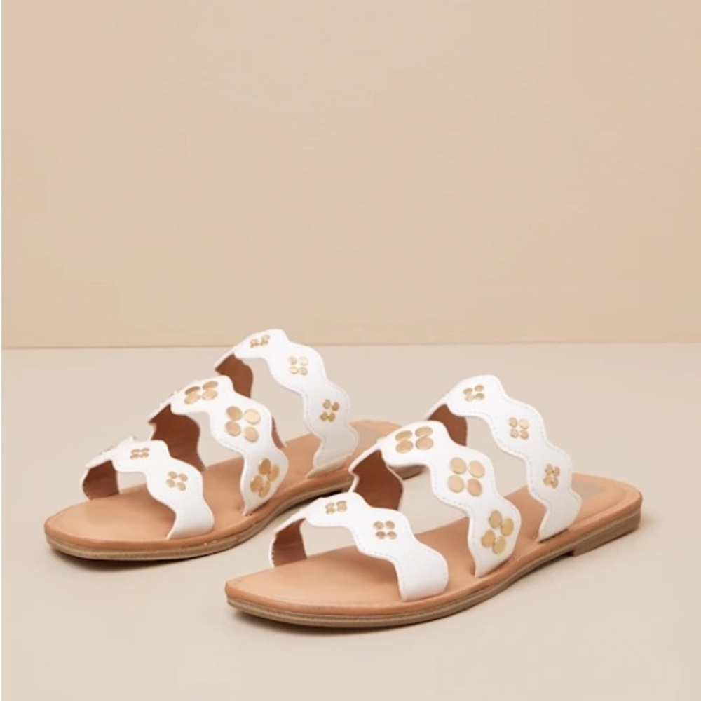 Dolce Vita Jatty Sandals White Womens Size 6